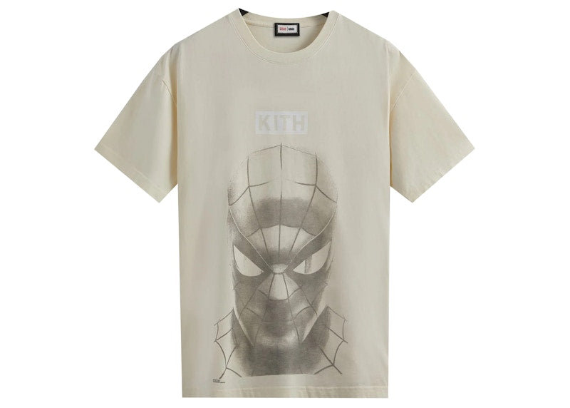 Kith Marvel Spider-Man Vigilante Vintage Tee Sandrift