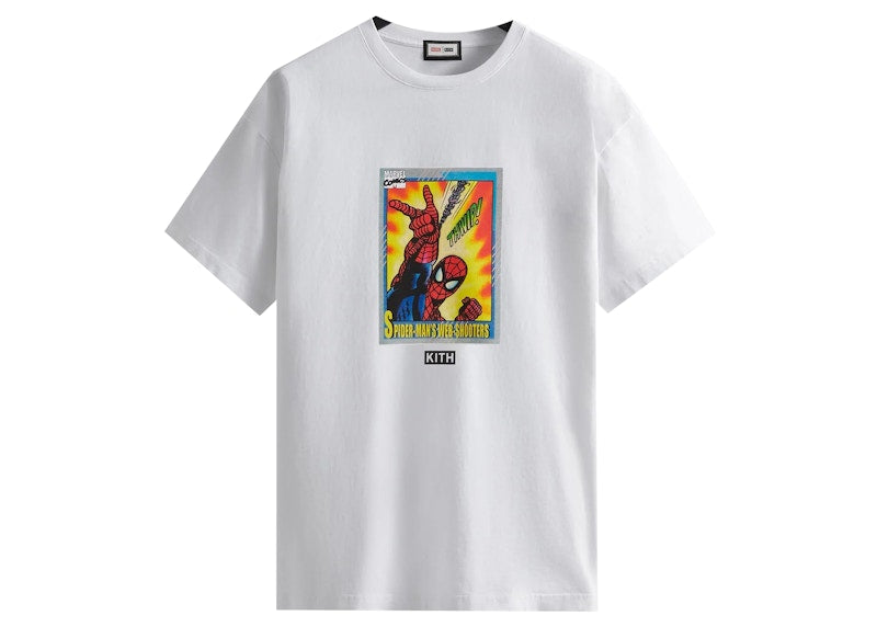 Kith Marvel Spider-Man Web-Shooter Vintage Tee White