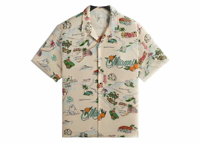 Kith Miami Thompson Camp Collar Shirt Pointe