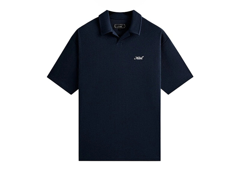 Kith Micro Waffle Drew Polo Nocturnal