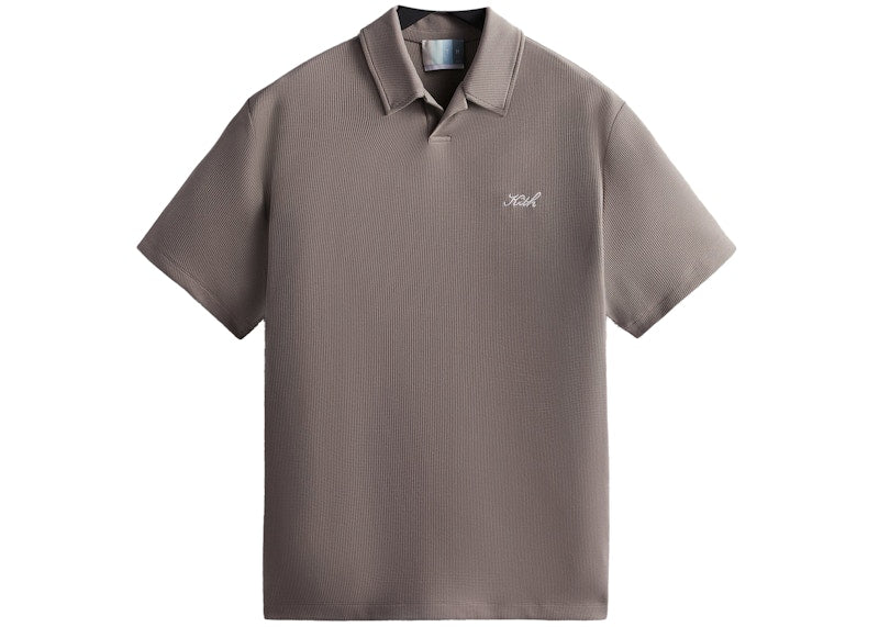 Kith Micro Waffle Drew Polo Quicksand