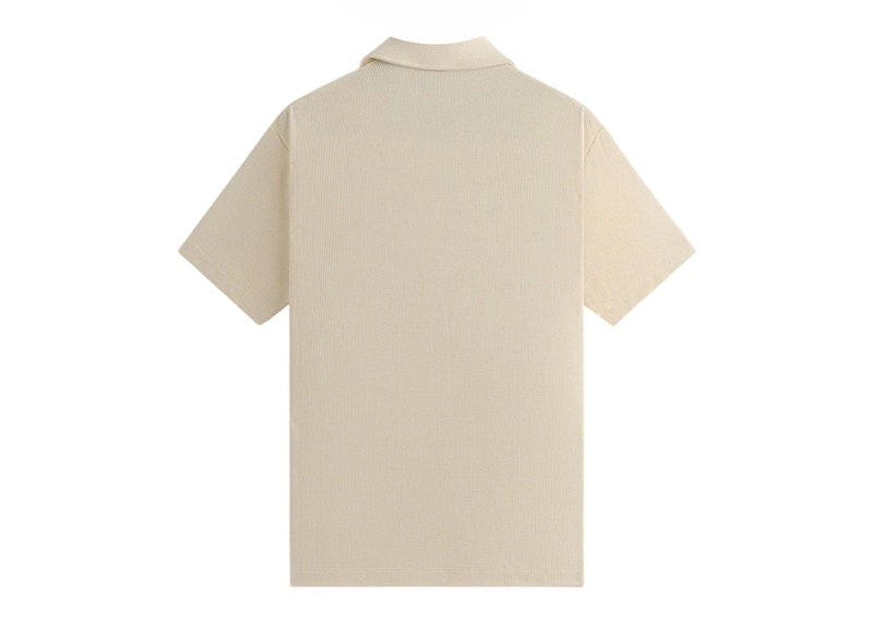 Kith Micro Waffle Drew Polo Sandrift