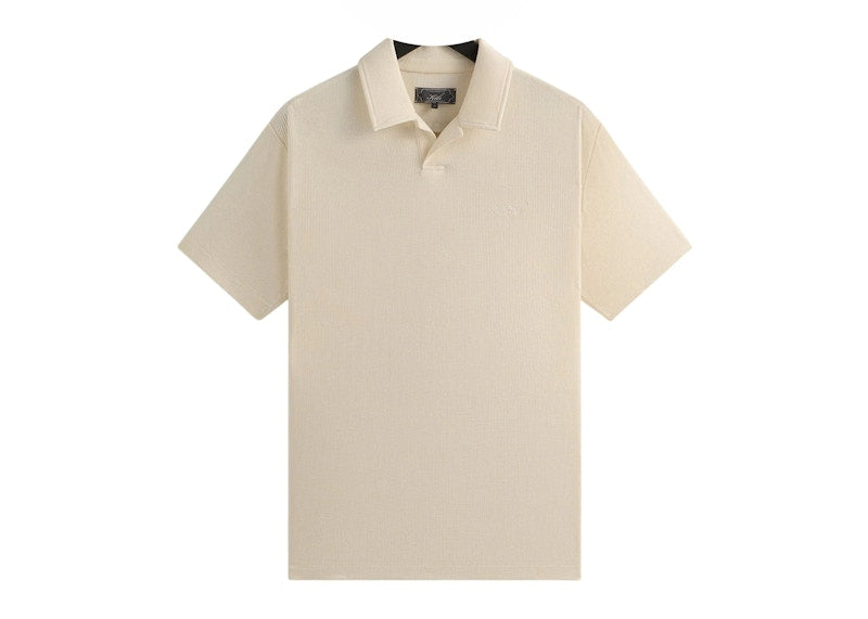 Kith Micro Waffle Drew Polo Sandrift
