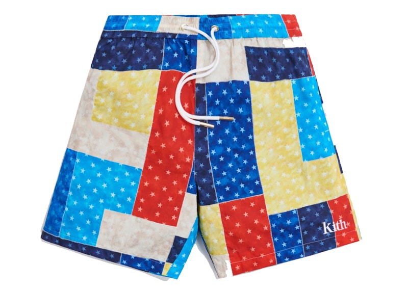 Kith Mixed Stars Hardaway Short Blue/Multi