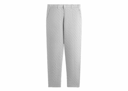 Kith Mixed Stitch Interlock Garrison Pant Light Heather Grey