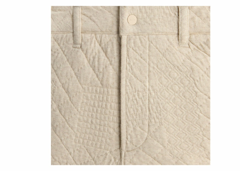 Kith Mixed Stitch Interlock Garrison Pant Sandy Heather