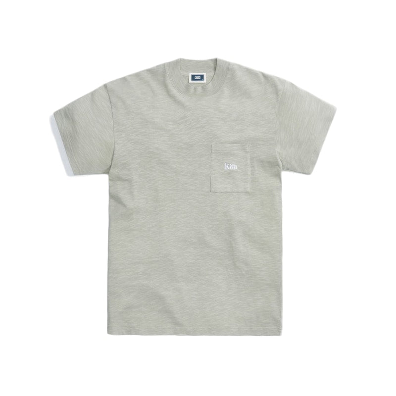 Kith Mock Neck JFK Pocket Tee Plaster