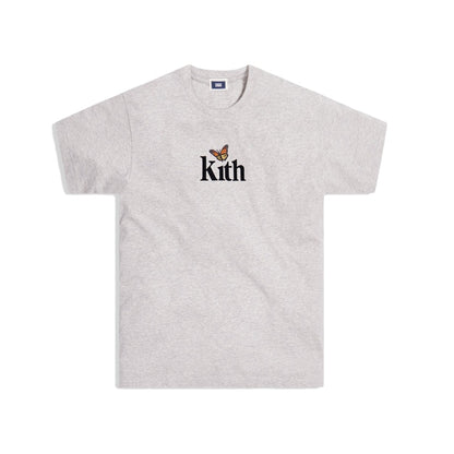 Kith Monarch Butterfly Tee Light Heather Grey