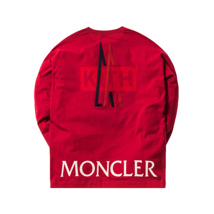 Kith Moncler LS Tee Red