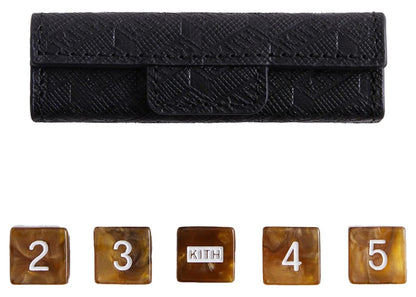 Kith Monogram Dice Set Black