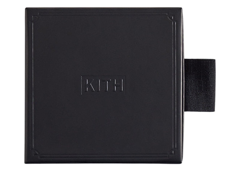 Kith Monogram Leather Coasters Black
