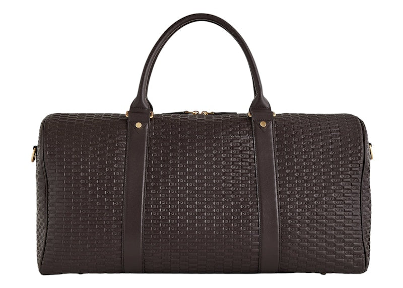 Kith Monogram Leather Duffle Bag Incognito