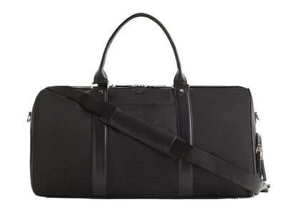 Kith Monogram Nylon Jacquard Duffle Bag Black