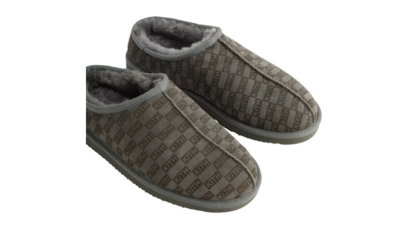 Kith Monogram Shearling Slippers Idea