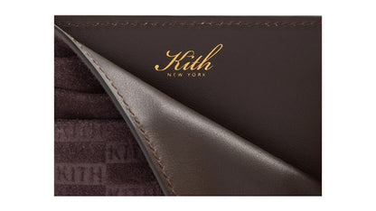 Kith Monogram Suede Card Holder Incognito