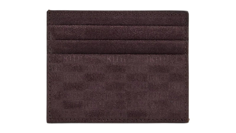 Kith Monogram Suede Card Holder Incognito
