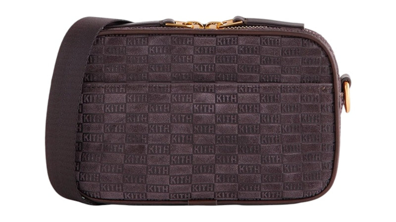 Kith Monogram Suede Crosswalk K20 Bag Incognito