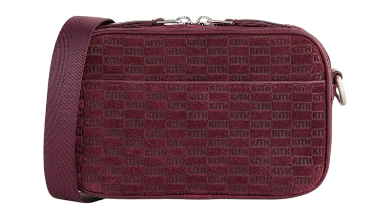 Kith Monogram Suede Crosswalk K20 Bag Magma