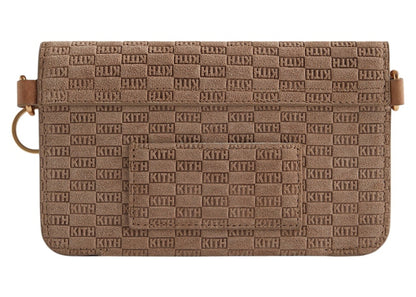 Kith Monogram Suede Double Crossbody Pouch Loft