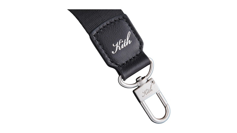 Kith Monogram Suede Envelope K20 Bag Black