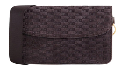 Kith Monogram Suede Envelope K20 Bag Incognito