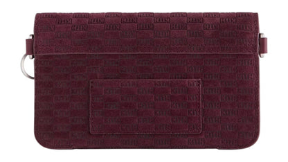 Kith Monogram Suede Envelope K20 Bag Magma