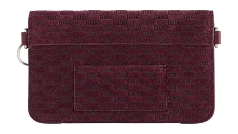 Kith Monogram Suede Envelope K20 Bag Magma