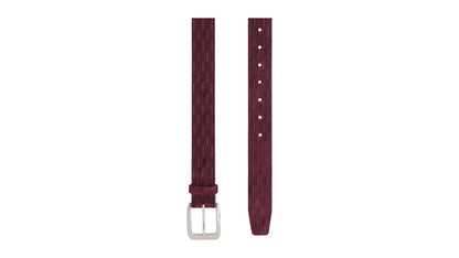 Kith Monogram Suede Leather Belt Magma