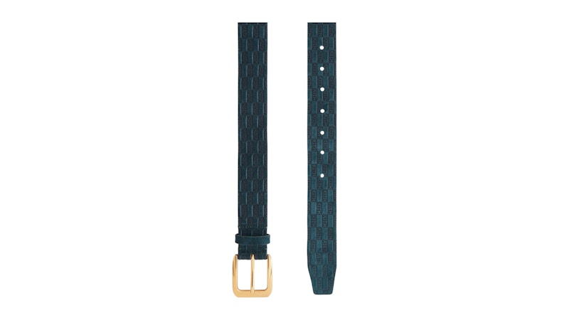 Kith Monogram Suede Leather Belt Stadium