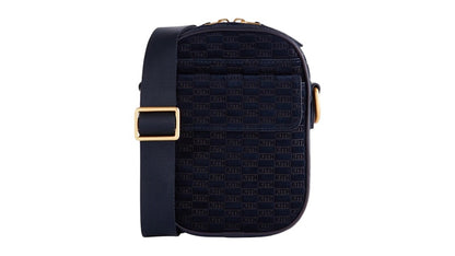 Kith Monogram Suede Passenger K15 Bag Ink