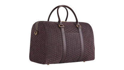 Kith Monogram Suede Traveler K40 Bag Incognito