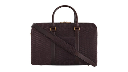 Kith Monogram Suede Traveler K40 Bag Incognito