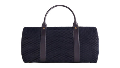 Kith Monogram Suede Traveler K55 Bag Ink