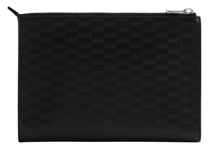 Kith Monogram Zipper Pouch Black