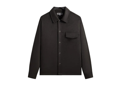 Kith Montague Microsuede Shirt Black