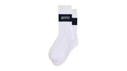 Kith Moto Crew Socks White