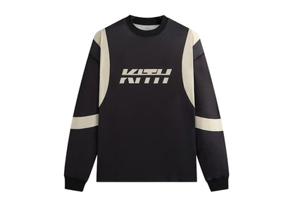 Kith Moto Racer Long Sleeve Leonard Tee Black
