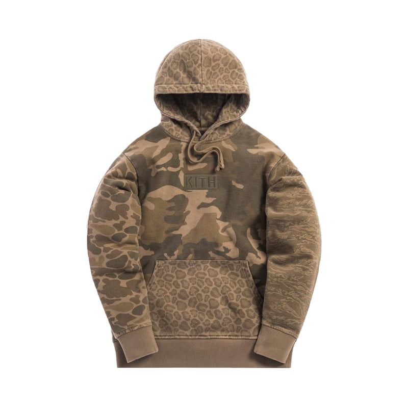 Kith Multi-Camo Williams Hoodie Green Camo