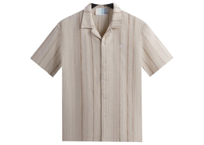 Kith Multi Stitch Thompson Camp Collar Shirt Sandrift