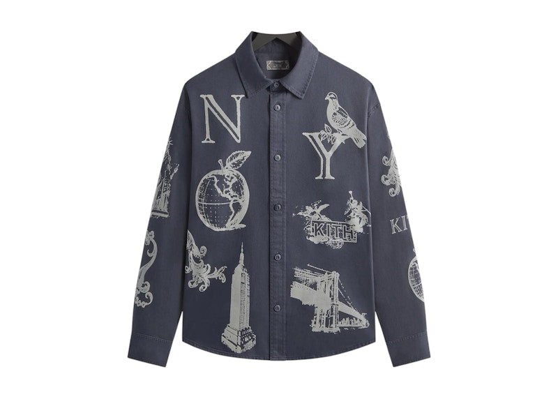 Kith NY Symbols Graphic Apollo Shirt Nocturnal