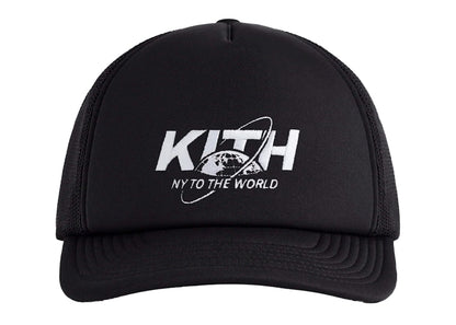 Kith NY to the World Nolan Trucker Hat Black