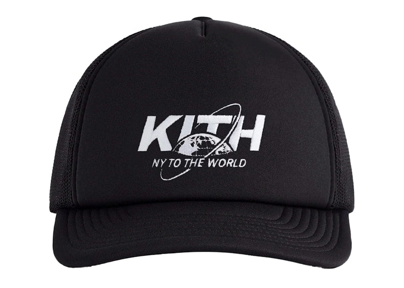 Kith NY to the World Nolan Trucker Hat Black