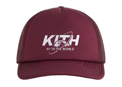 Kith NY to the World Nolan Trucker Hat Magma
