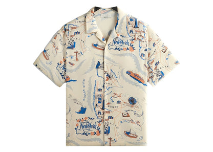 Kith NYC Thompson Camp Collar Shirt Sandrift