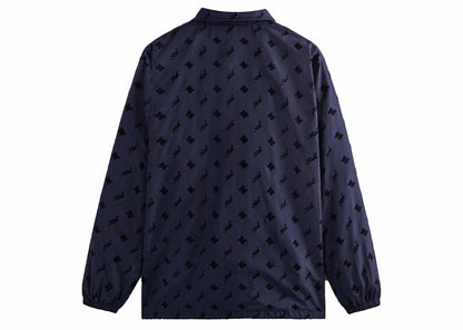 Kith Needles Flocked Nylon Coaches Jacket Nocturnal
