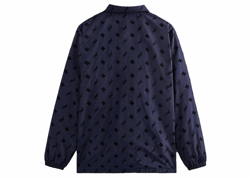Kith Needles Flocked Nylon Coaches Jacket Nocturnal
