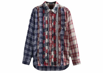 Kith Needles Ribbon Cuts Flannel Shirt Multi
