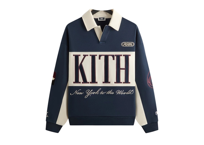 Kith Nelson Panelled Rugby Shirt Nocturnal