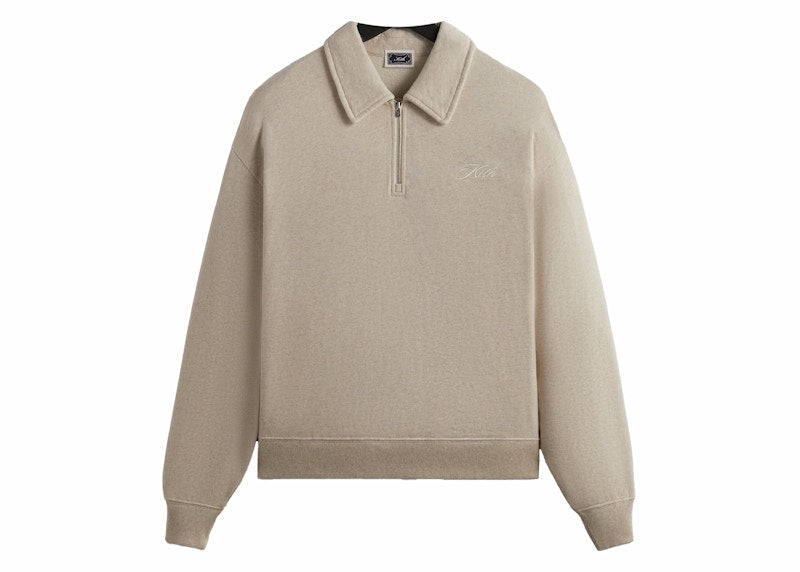 Kith Nelson Quarter Zip Rugby Sandy Heather