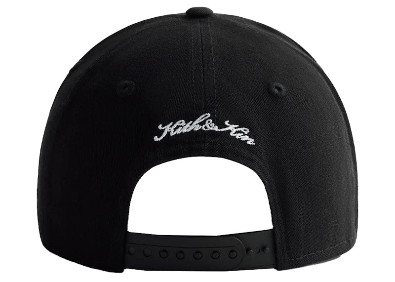 Kith New Era New York Knicks Stack 9Forty Snapback Black